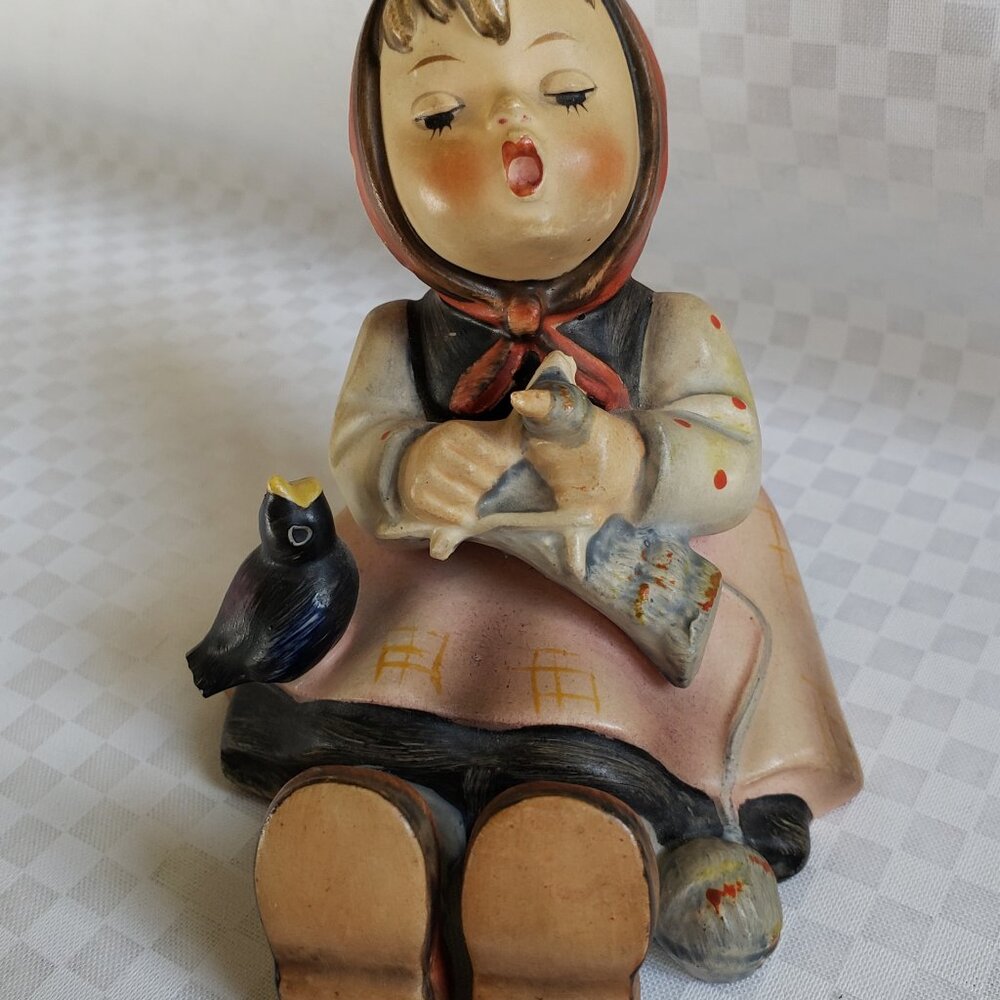 M.I. Hummel - Titled "Happy Past Time"  1960's - Vintage Home Decor